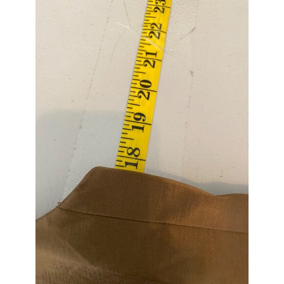 Massimo Dutti Brown Sleeveless Vest Jacket With Asymmetrical Zip Closure Small - Picture 9 of 9